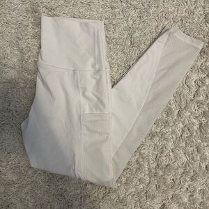 Aerie Chill Play Move White Leggings